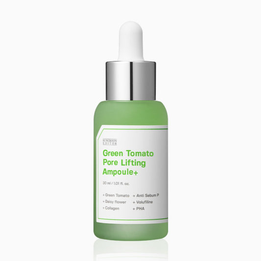 SUNGBOON EDITOR Green Tomato Pore Lifting Ampoule Plus 40ml/bottle Moisture supply, three types of pore complex care, hypoallergenic blemishes, melanin care / from Seoul, Korea