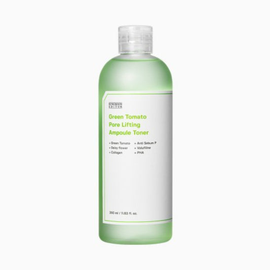 SUNGBOON EDITOR Green Tomato Pore Lifting Ampoule Toner 350ml(11.8 fl.oz.)/bottle Anti Sebum P Contains Borphyrin Collagen PHA Niacinamide / from Seoul, Korea
