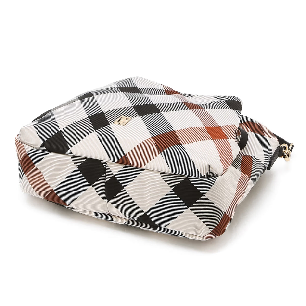 DAKS Beige Season Bag House Check 2 Pocket Tote Bag Cross Lightweight Shoulder Bag /from Seoul Korea