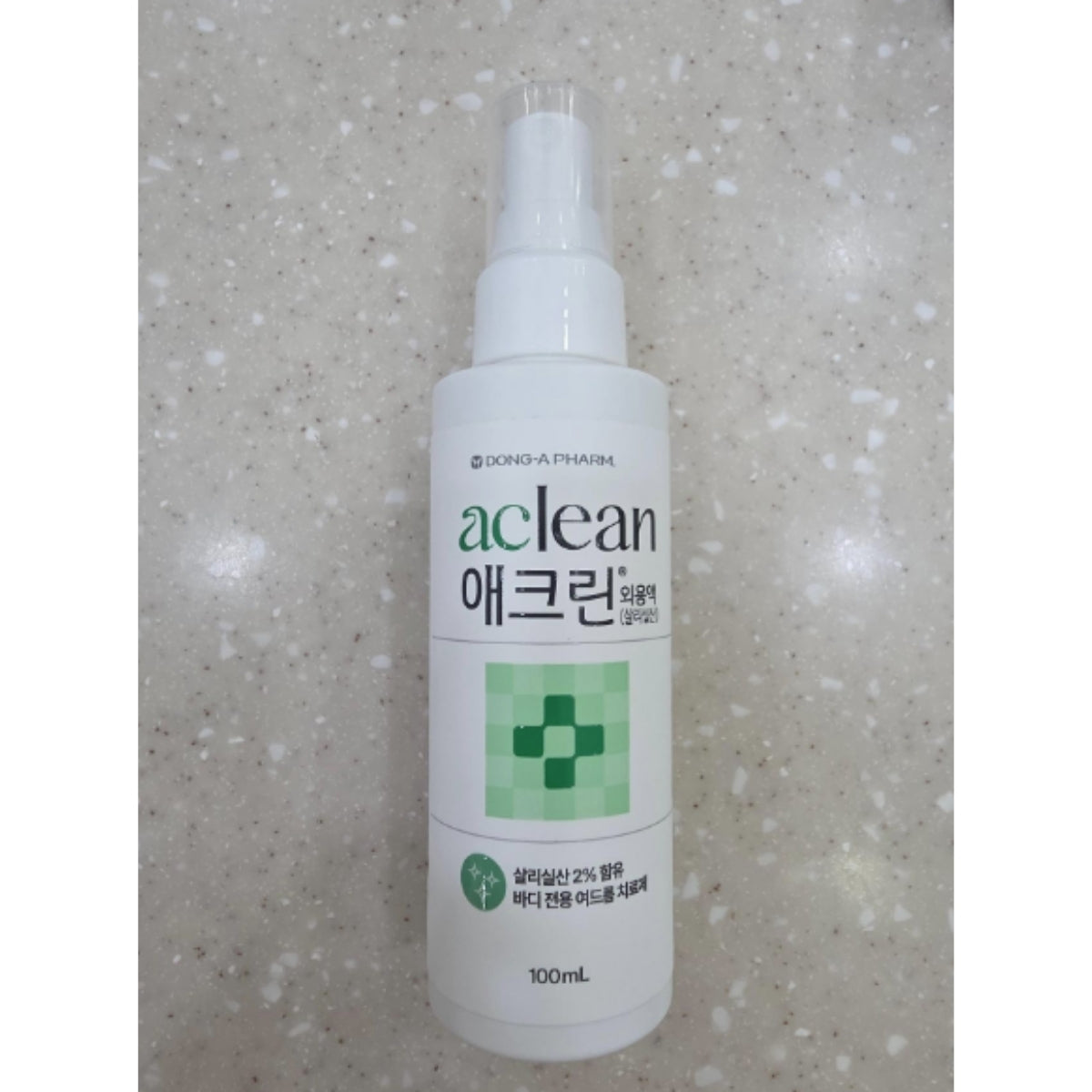 DONG-A PHARM Aclean Topical Solution Salicylic Acid Spray 100ml for Back, Chest & Body Acne / from Korea