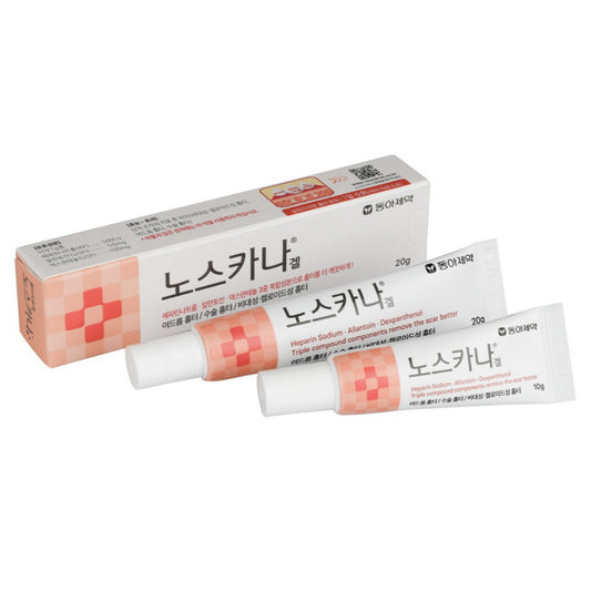 DONG-A PHARM Noscarna Gel 20g/pack Acne scars, Hypertrophic Keloid Scars, Surgical Scar Care / from Seoul, Korea