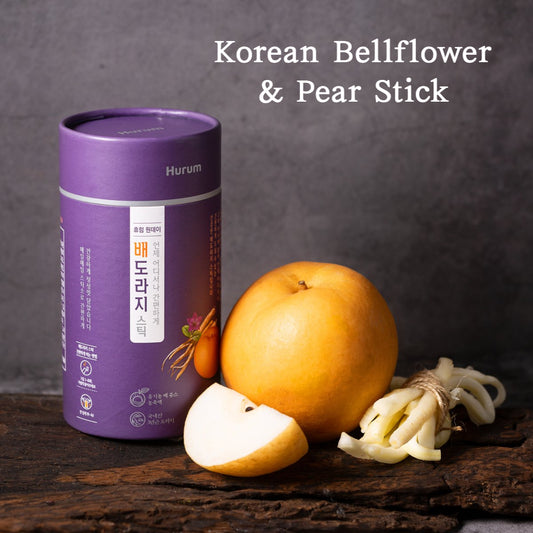 Hurum One-day pear bellflower stick 560g (10g*28 sachets * 2boxes) throat cough care Korean 3-year-old bellflower organic pear-specified honey / from Seoul, Korea