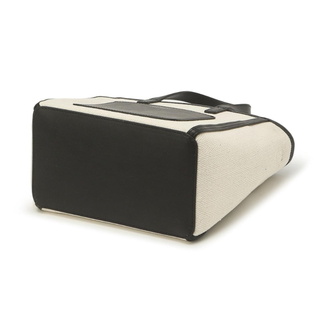 JILLSTUART ESSENTIAL CANVAS Black Pocket Mini Tote Shoulder Cross Bag / from Seoul, Korea