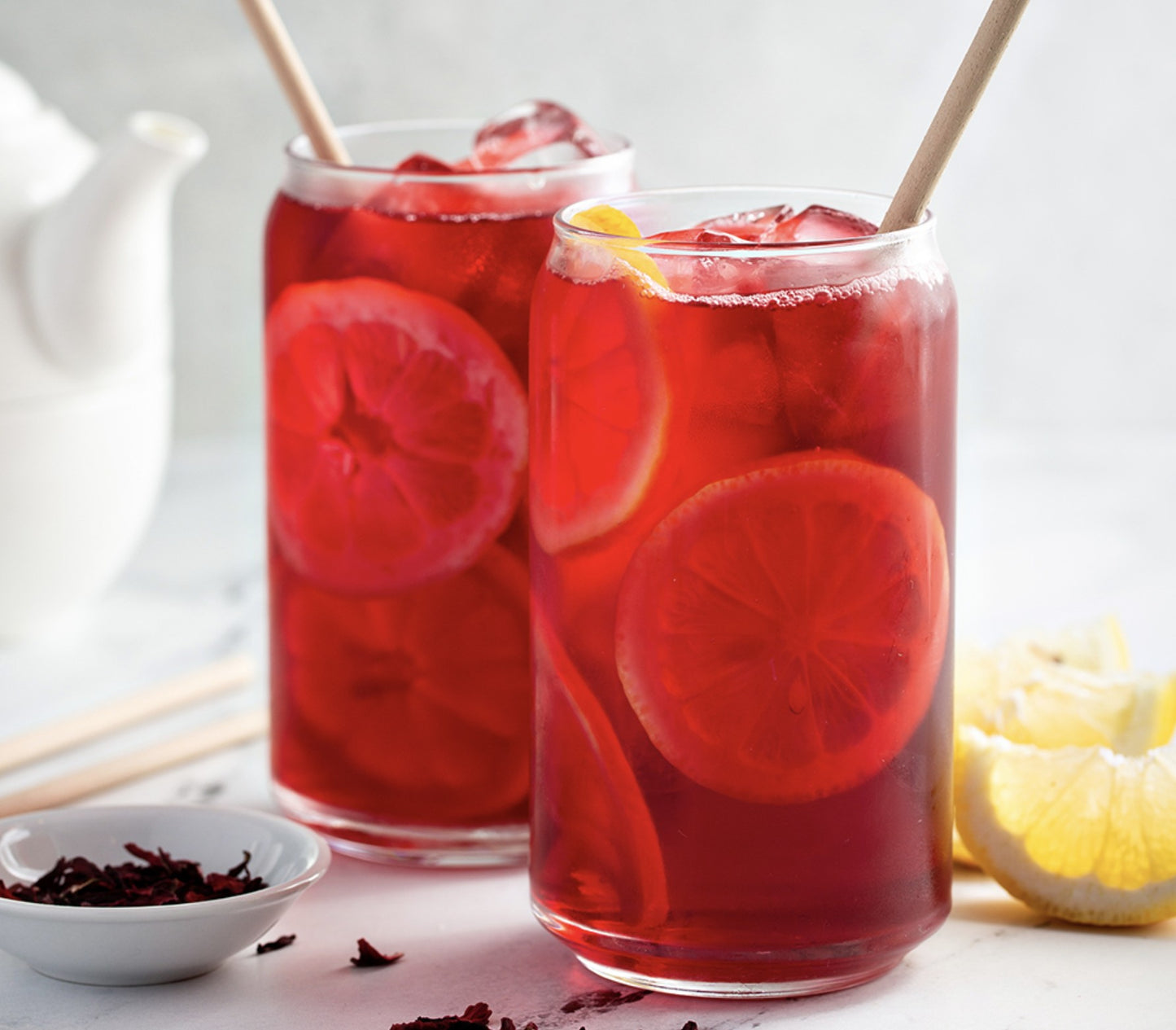NOK CHA WON Hibiscus Tea 60 Tea Bags (Pyramid Type) Flower Healthier Tea / from Seoul, Korea