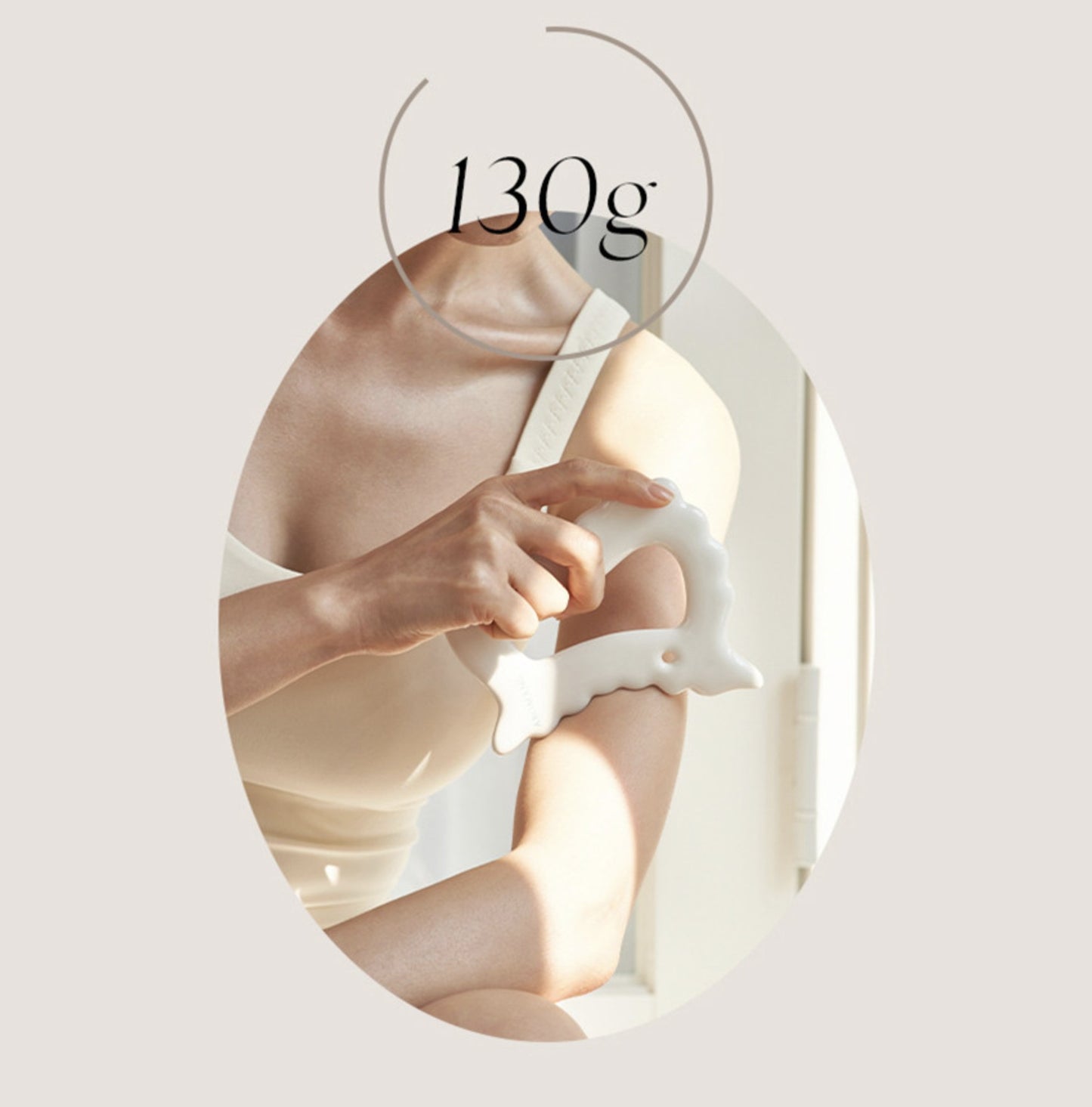 AROMANG Body Massager Porcelain Guasha Pouring Body Meridian Massage Ruler K-beauty / from Seoul, Korea