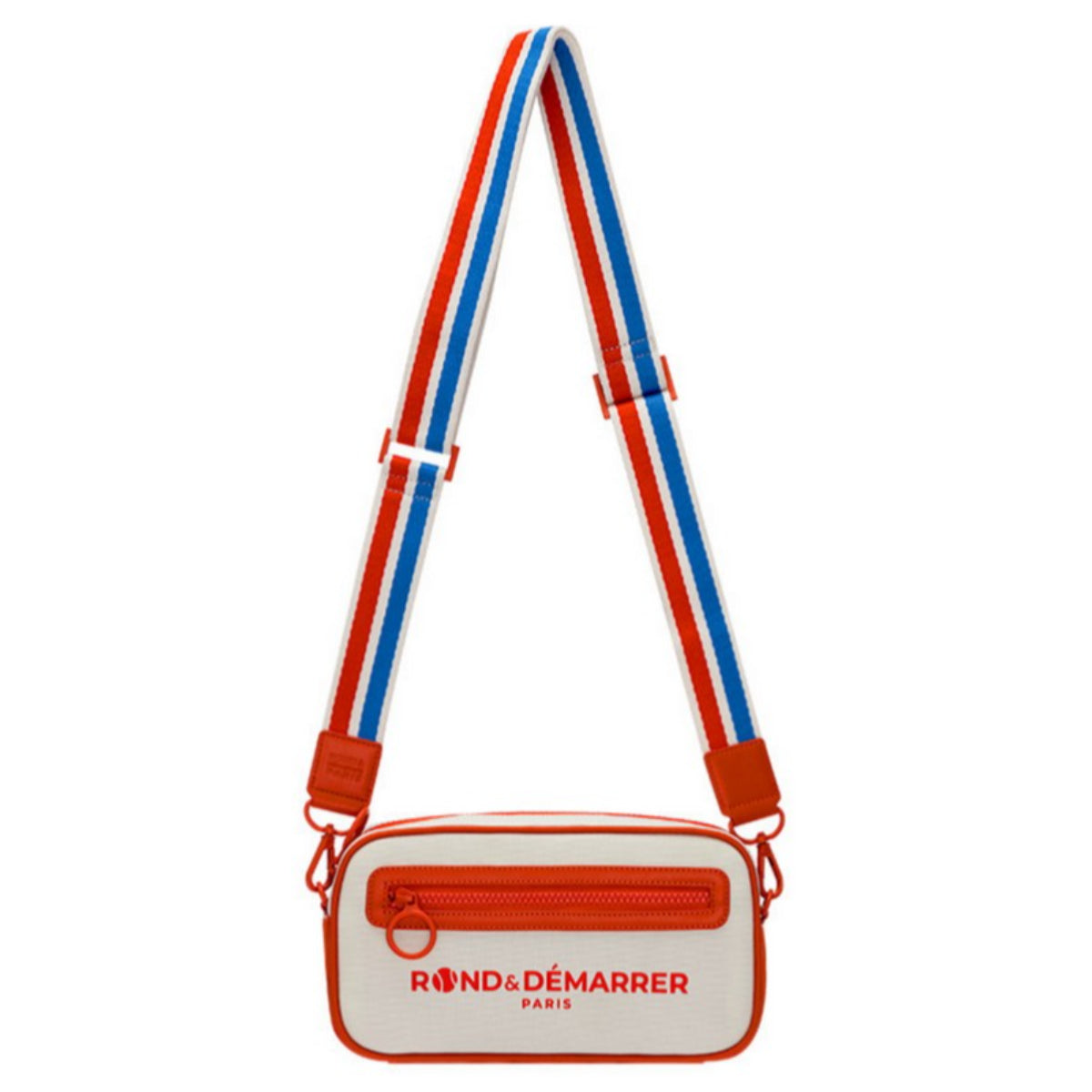 ROND & DÉMARRER Signature Logo Tennis Pouch Bag Ivory Colour Shoulder Cross Bag / from Seoul, Korea