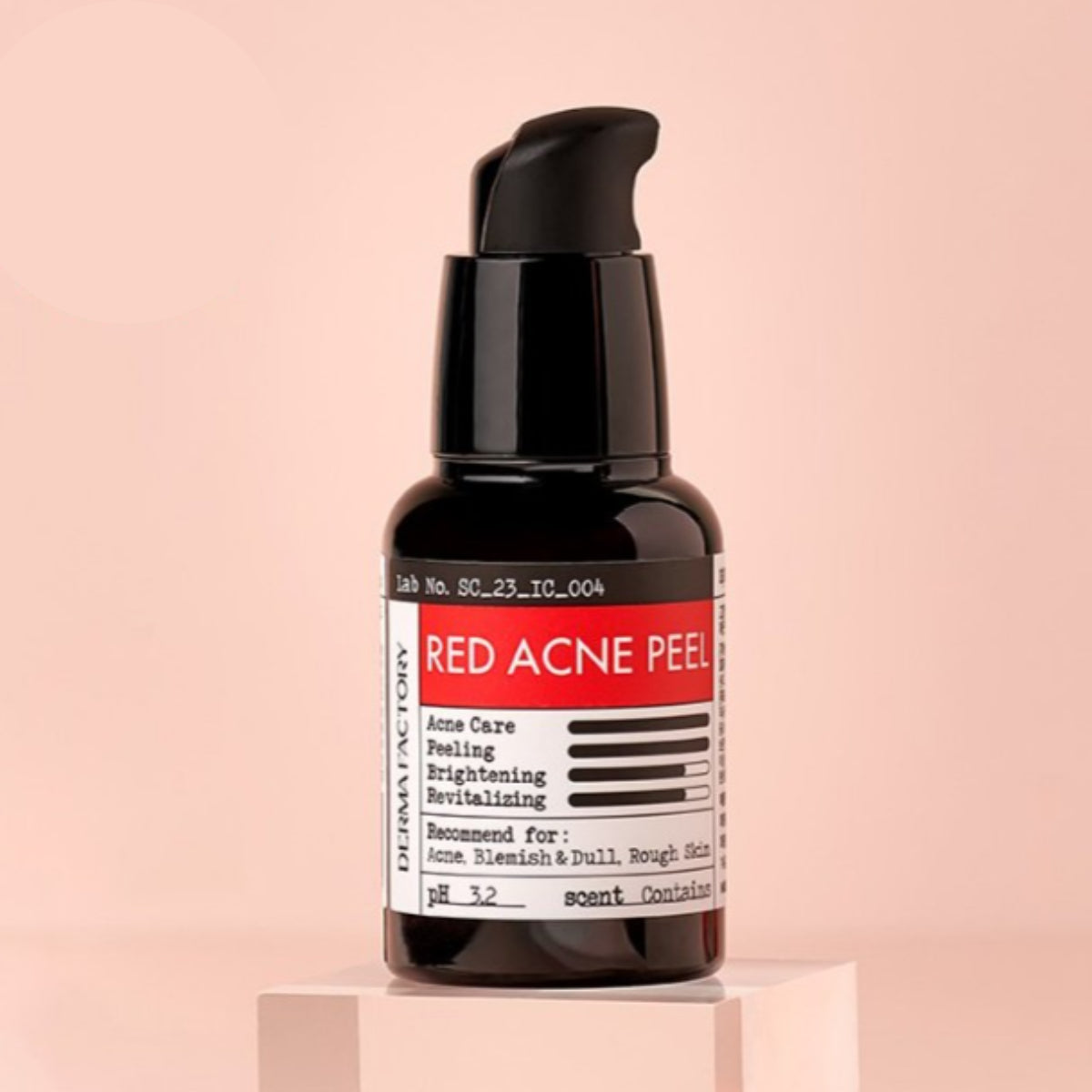 DERMA FACTORY Red Acne Peel Serum 30ml/bottle Home Peeling AHA Exfoliation Care Wash-off Peeling Treatment / from Seoul, Korea