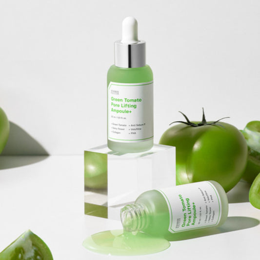 SUNGBOON EDITOR Green Tomato Pore Lifting Ampoule Plus 40ml/bottle Moisture supply, three types of pore complex care, hypoallergenic blemishes, melanin care / from Seoul, Korea