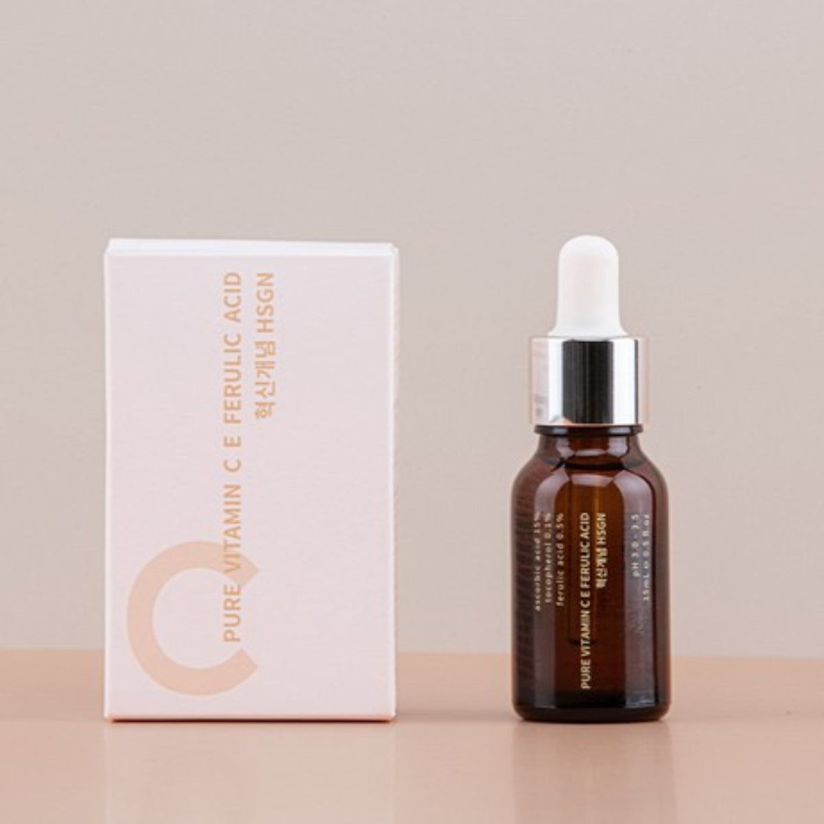 HSGN Innovative Concept 15% Pure Vitamin C E Ferulic Acid Serum Ampoule 15ml Whitening Spots & Blemishes Care / from Seoul, Korea