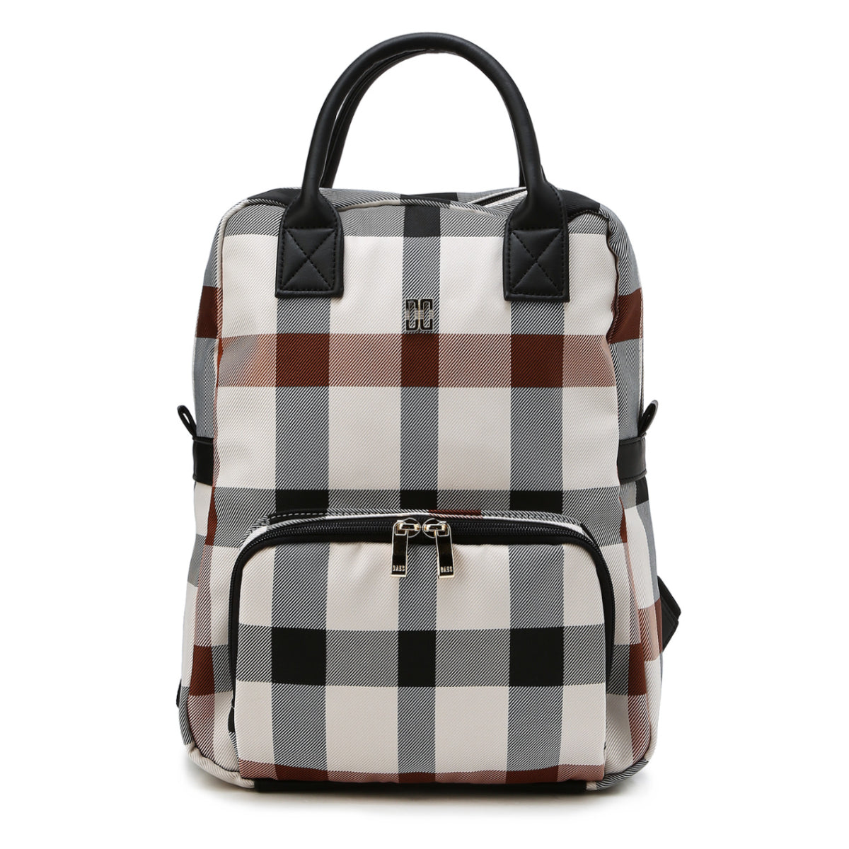 DAKS Beige House Check Lightweight Daily Backpack from Seoul Korea BODASADA