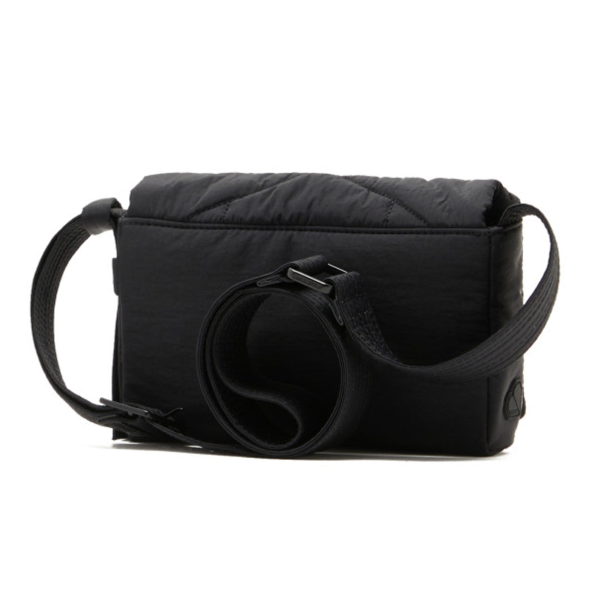 JILLSTUART Rosella Padding Black Small Shoulder Crossbody Bag Lightweight nylon fabric material/ from Seoul, Korea