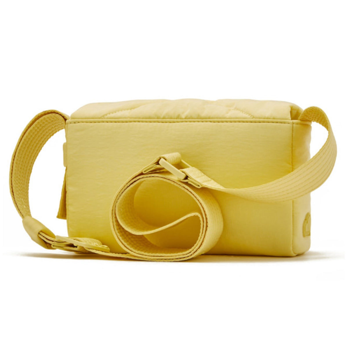 JILLSTUART Rosella Padding Yellow Small Shoulder Crossbody Bag in lightweight nylon fabric/ from Seoul, Korea