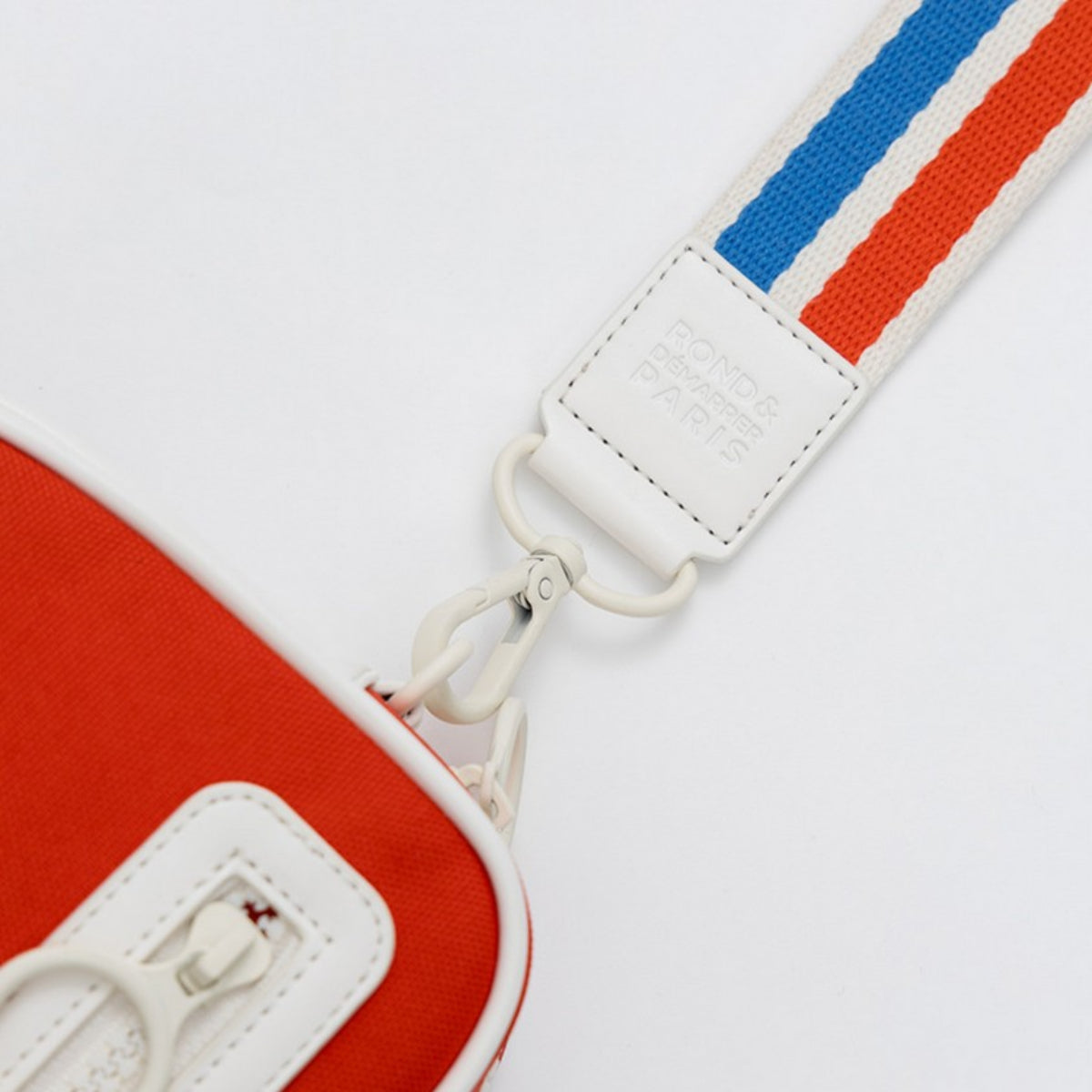 ROND & DÉMARRER Signature Logo Tennis Pouch Bag Orange Colour Shoulder Cross Bag / from Seoul, Korea