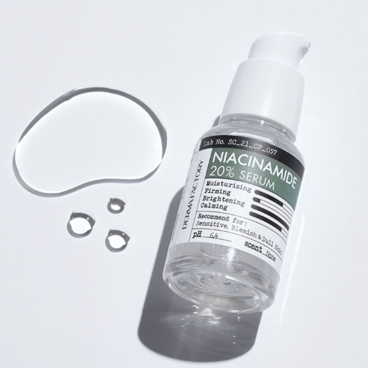 Derma Factory Niacinamide 20% Serum 30ml(1oz) * 2 Moisturizing Brightening Skin Trouble Care Skin Tone Care Skin Texture Care / from Seoul, Korea