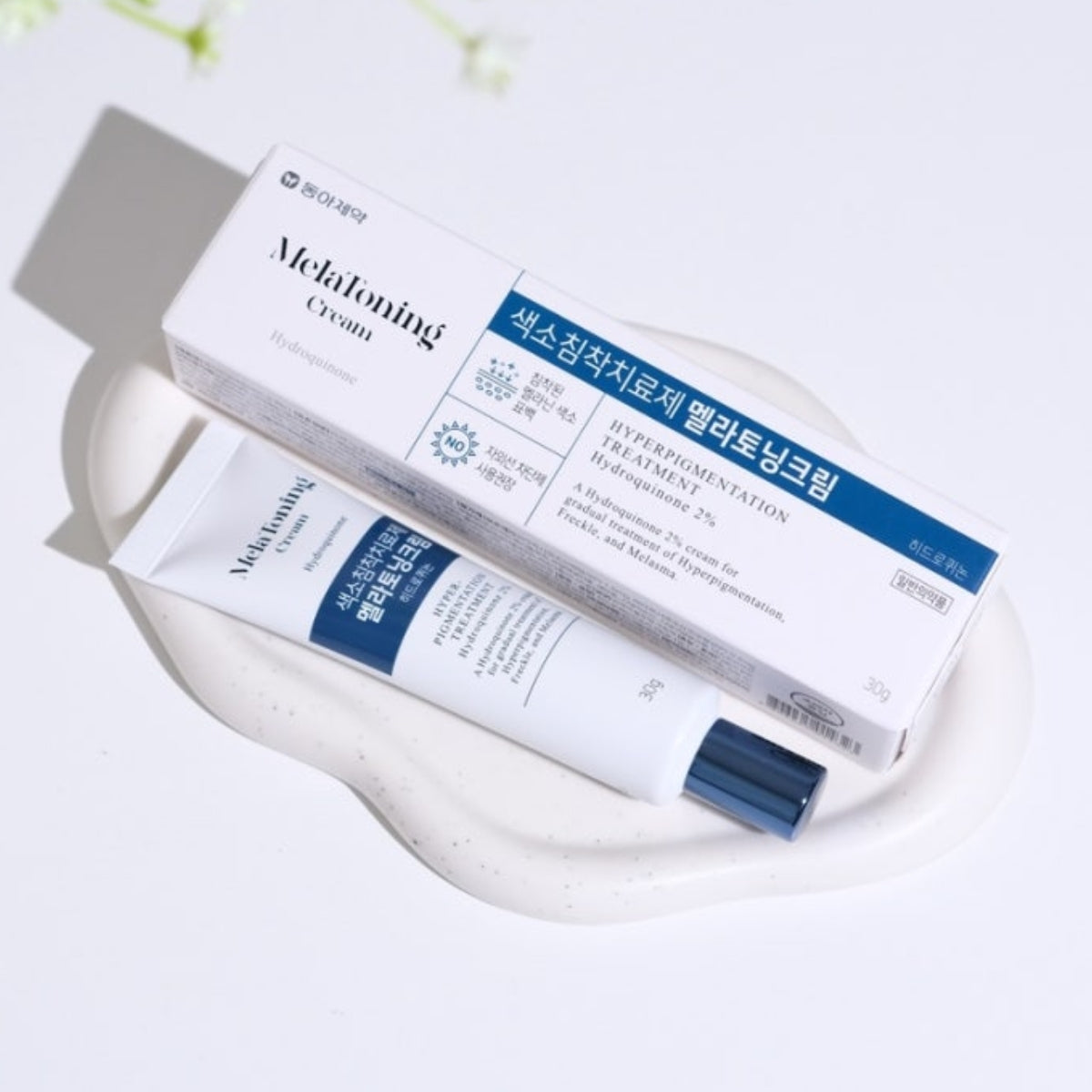 DONG-A Mela Toning Cream 30g Spots, Freckles, Senile Dark Spots, Melanin Pigmentation, Acne Area, from Korea