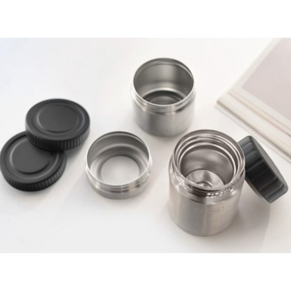 TUMS Stainless Steel Insulated Lunch Box 3P 1030ml + Bag Set, Double Vacuum STS 304, from Korea