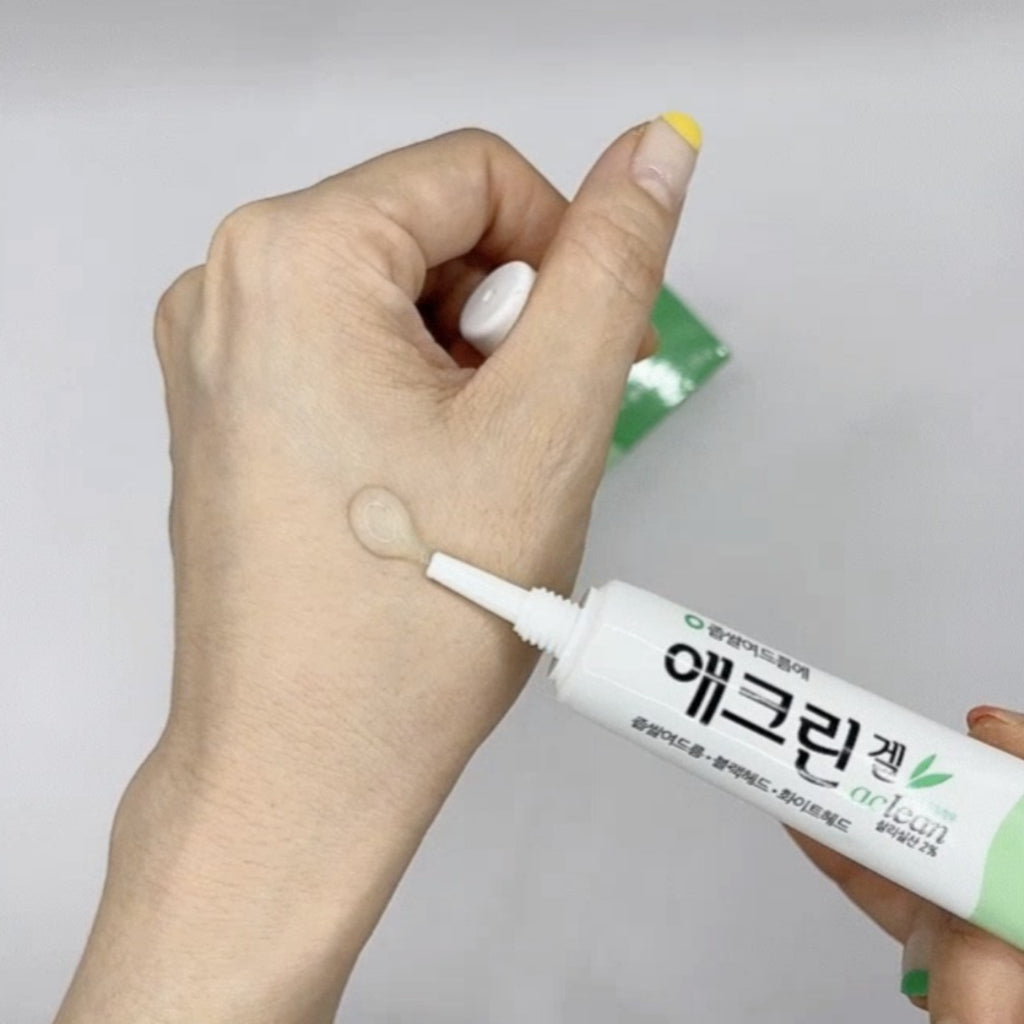 DONG-A Pharm. Aclean Gel 20g/pack Inhibits Acne Bacteria Millet Acne Blackhead Whitehead Care with Acnon Cream / from Seoul, Korea