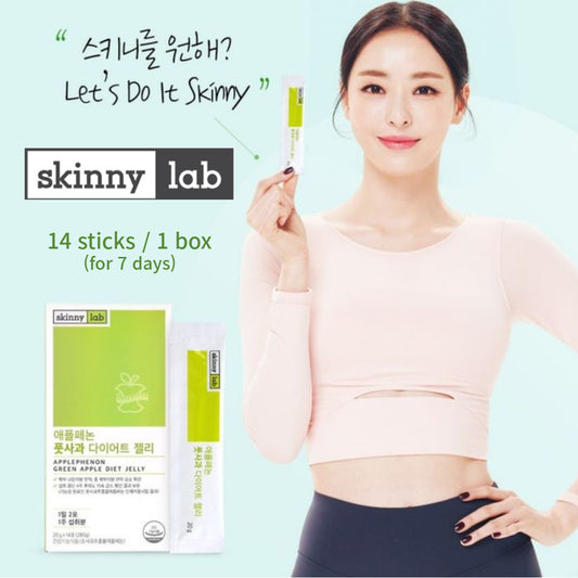 [SkinnyLab] Applephenon Slimming Body Diet Jelly Unripe Apple Polyphenol 14 stick/box selama 7 hari / dari Seoul, Korea