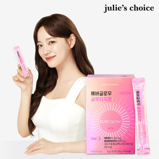 Julie's Choice Evergrow Glutathione Vitamin C Antioxidant White Beauty Mix 4g*30 packets / from Seoul, Korea
