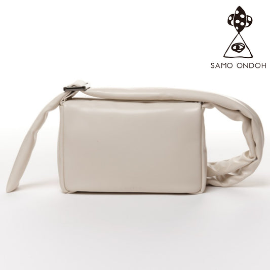 SAMO ONDOH nemo bag S Lambskin Style - Cream 10 degree Shoulder Crossbody Bag / from Seoul, Korea
