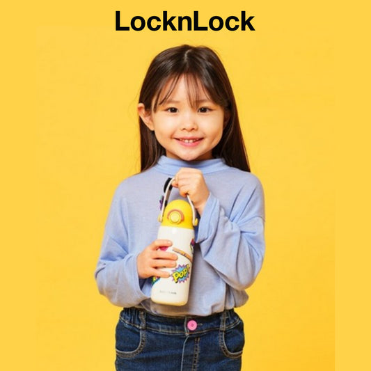 [LocknLock] Tali Anak Botol Dapat Dilepas Panjangnya Tali Dapat Disesuaikan Stiker Tahan Air Pembersih Tutup Sekali Sentuh / dari Seoul, Korea