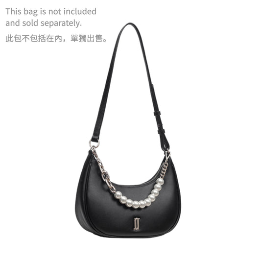 J.ESTINA JOELLE Pearl Short Chain Silver Replaceable Optional Strap / from Seoul, Korea