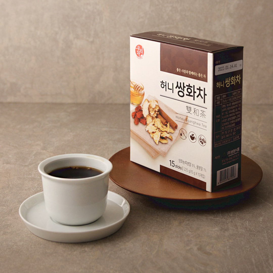 SONGWON Honey Ssanghwa Tea Black Herbal Tea Immunity Fatigue Care Korean Traditional Tea / from Seoul, Korea