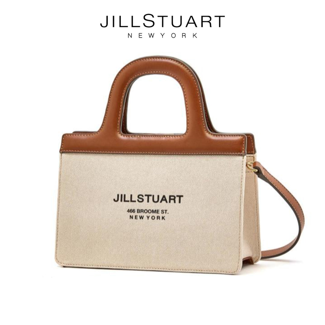 JILL BY JILLSTUART PAPER 22 Ivory Vegan Leather Mini Tote Bag Shoulder Crossbody Women Bag / from Seoul, Korea