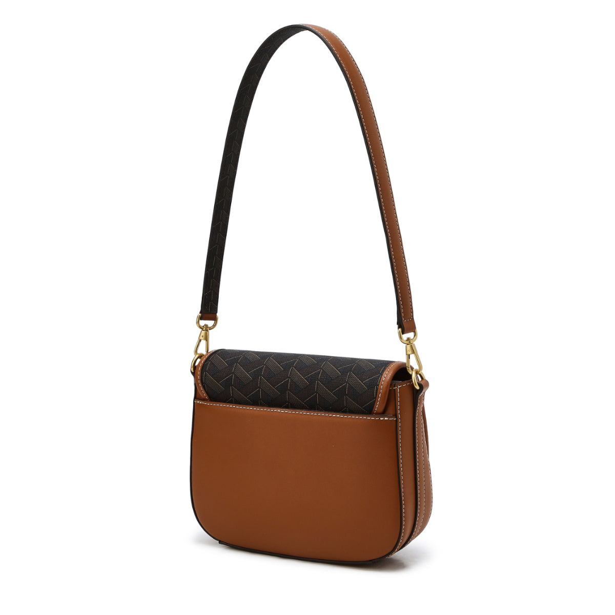 JILLSTUART NEW YORK Rosella Chilling Brown Pattern Leather Shoulder Bag S / from Seoul, Korea