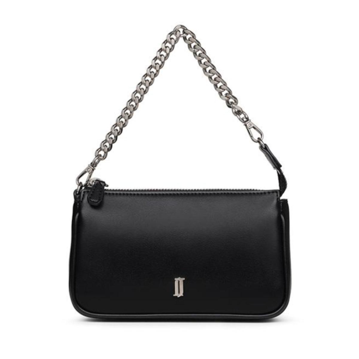 J.ESTINA Joelle Nut Mini Cross Black Chain Leather Strap Shoulder Bag /  from Seoul, Korea