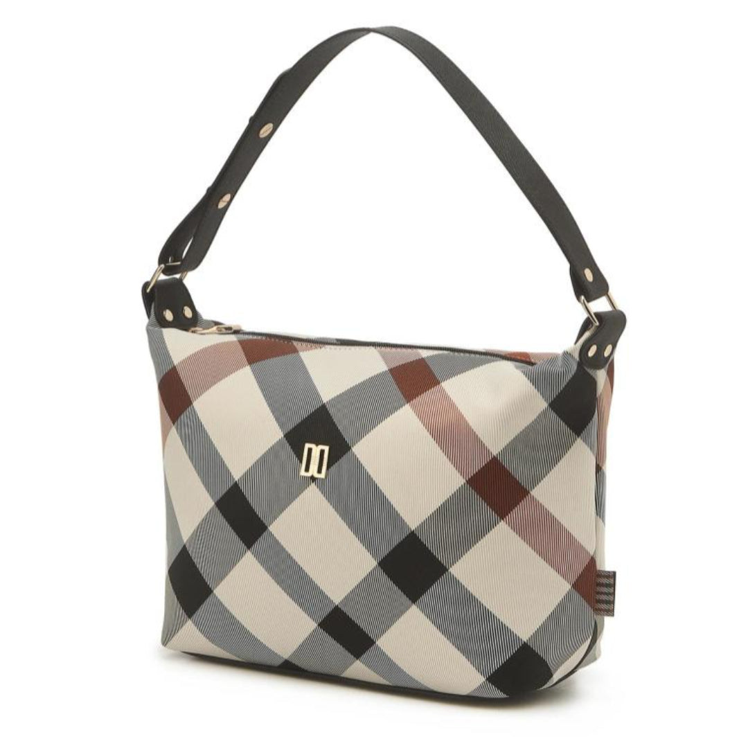 [DAKS] Beige Diagonal Big Check Tas Bahu Ringan Beige Dark Beige Women's Golf Daily Bag / dari Seoul, Korea