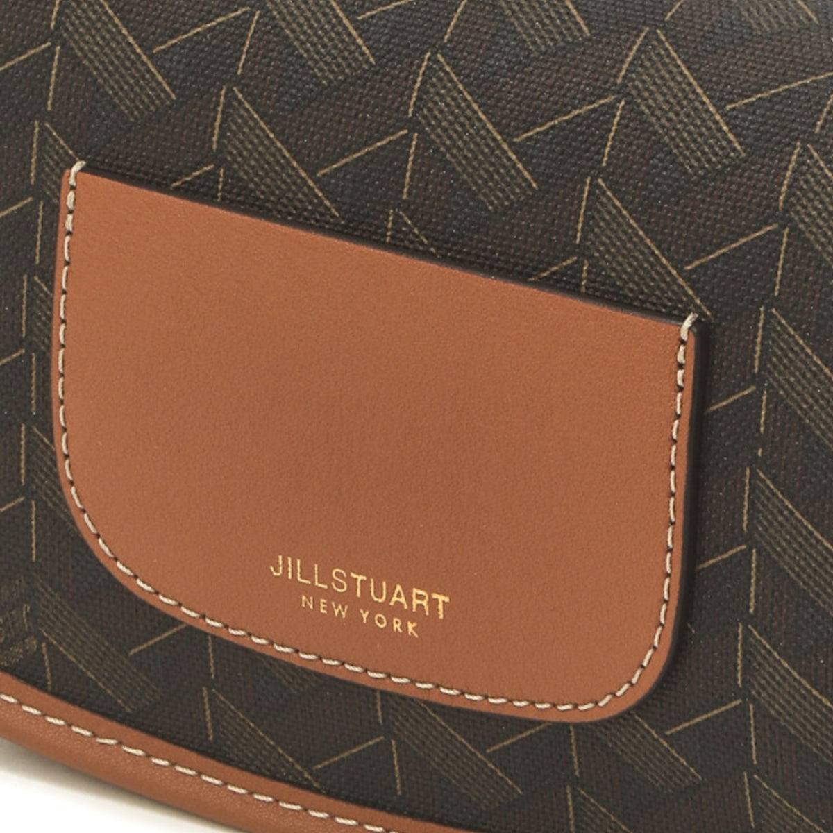 JILLSTUART NEW YORK Rosella Chilling Brown Pattern Leather Shoulder Bag S / from Seoul, Korea