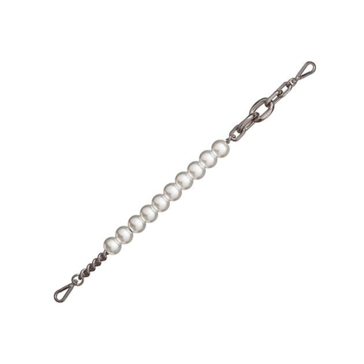 J.ESTINA JOELLE Pearl Short Chain Silver Replaceable Optional Strap / from Seoul, Korea