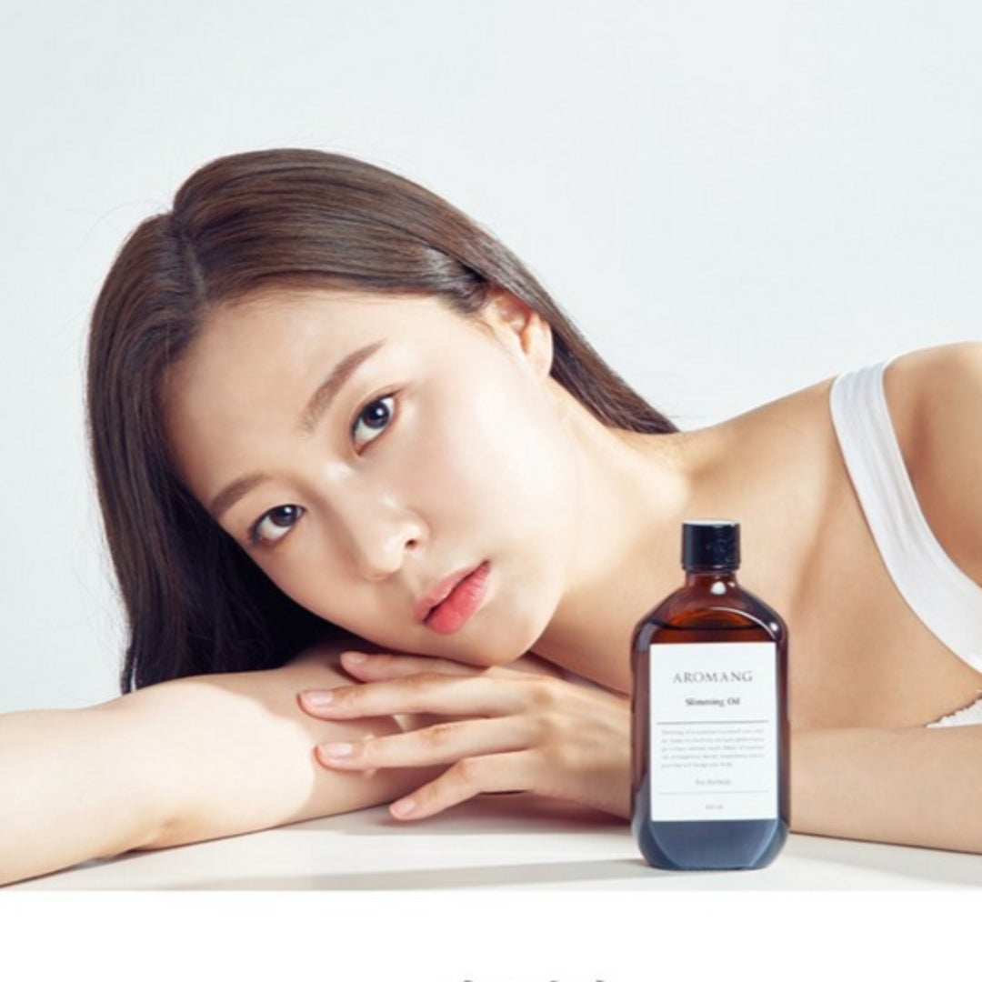 [AROMANG] Minyak Pelangsing 100ml Pijat Tubuh Gua Sha Minyak Esensial Aromaterapi K-beauty / dari Seoul, Korea