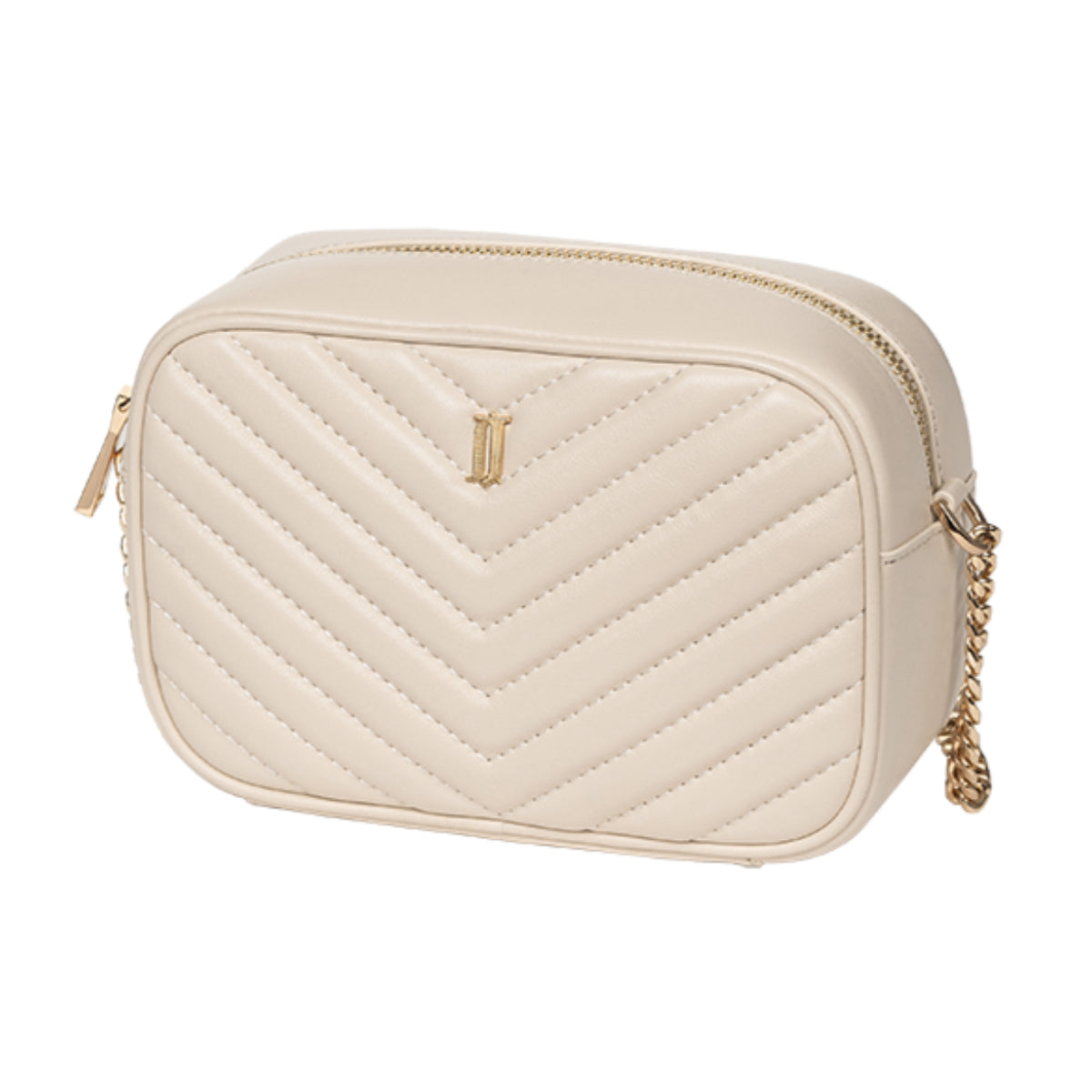 J.ESTINA RUBY SM Crossbody Shoulder Bag Ivory Lambskin Quilting Light Weight Bag / from Seoul, Korea