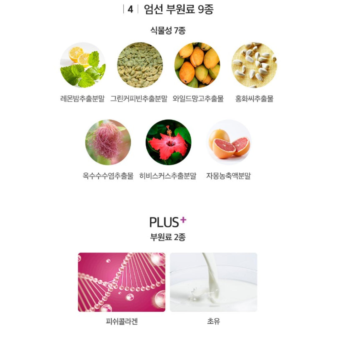 [Chunho N Care] Garcinia Diet 3 Box (selama 90 hari) Lemon Balm, Wild Mango, Safflower Seed, Green Coffee Bean