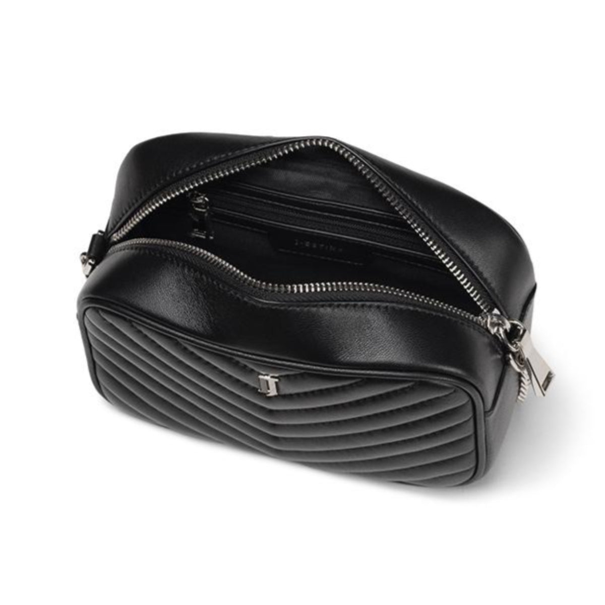 J.ESTINA RUBY SM Crossbody Shoulder Bag Black Lambskin Quilting Light Weight Bag / from Seoul, Korea