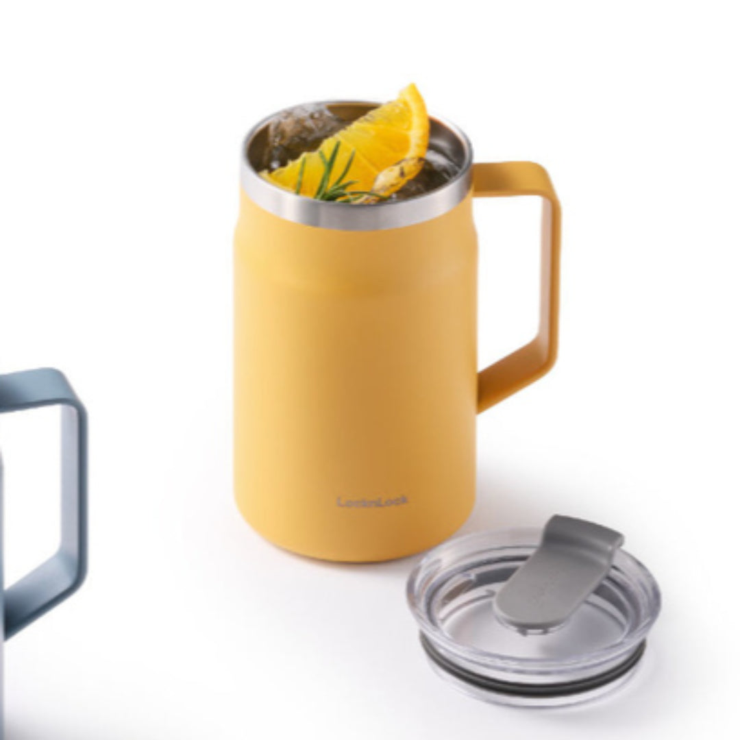 LocknLock Metro Mug Tumbler 600ml 2 colours, Colorful Coffee Tea Table Mug Thermos Venti Size / from Seoul, Korea