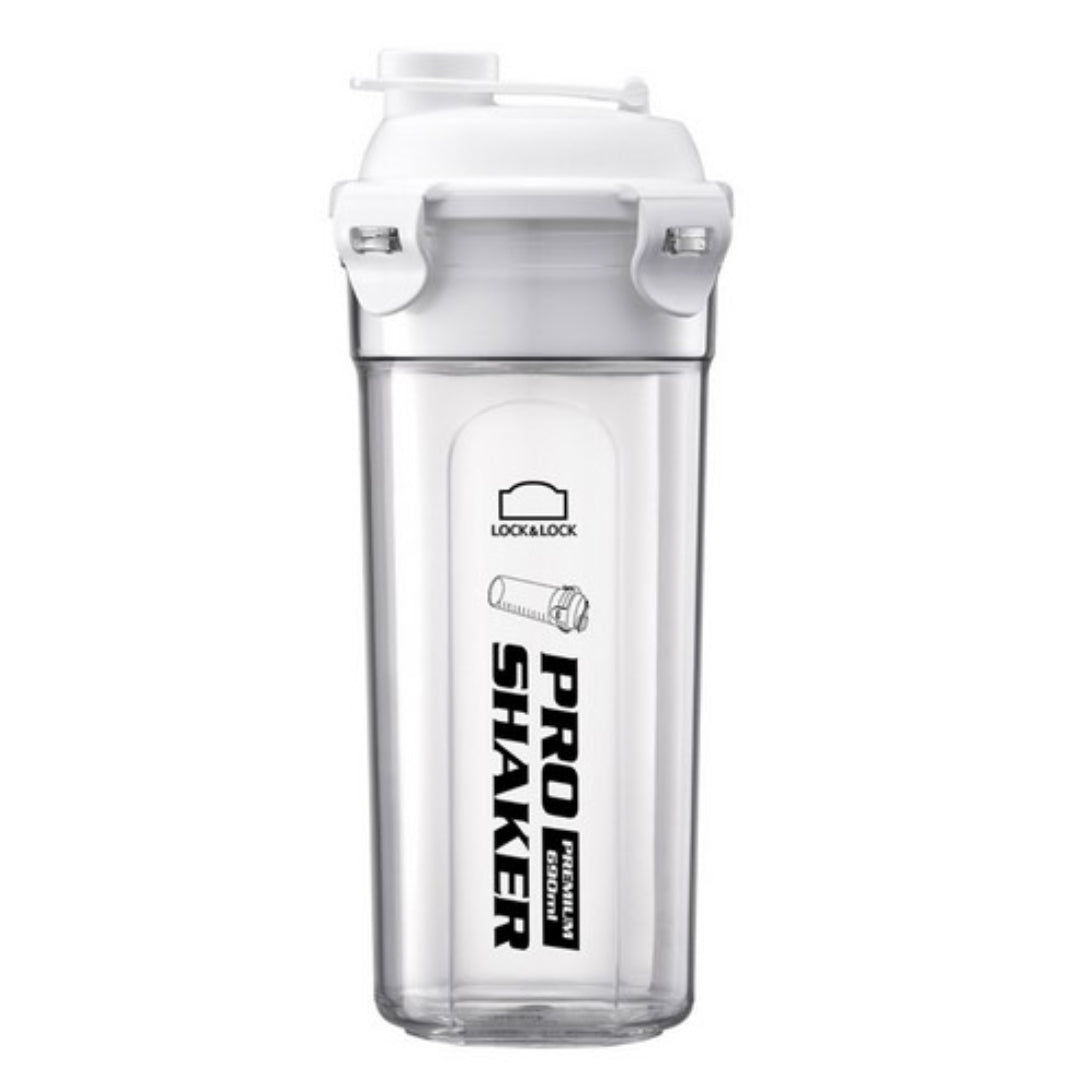 [LocknLock] Pro Shaker 690ml Tritan Shake Bottle Botol Air Kesehatan Suplemen Protein Botol Air Blender Bubuk / dari Seoul, Korea