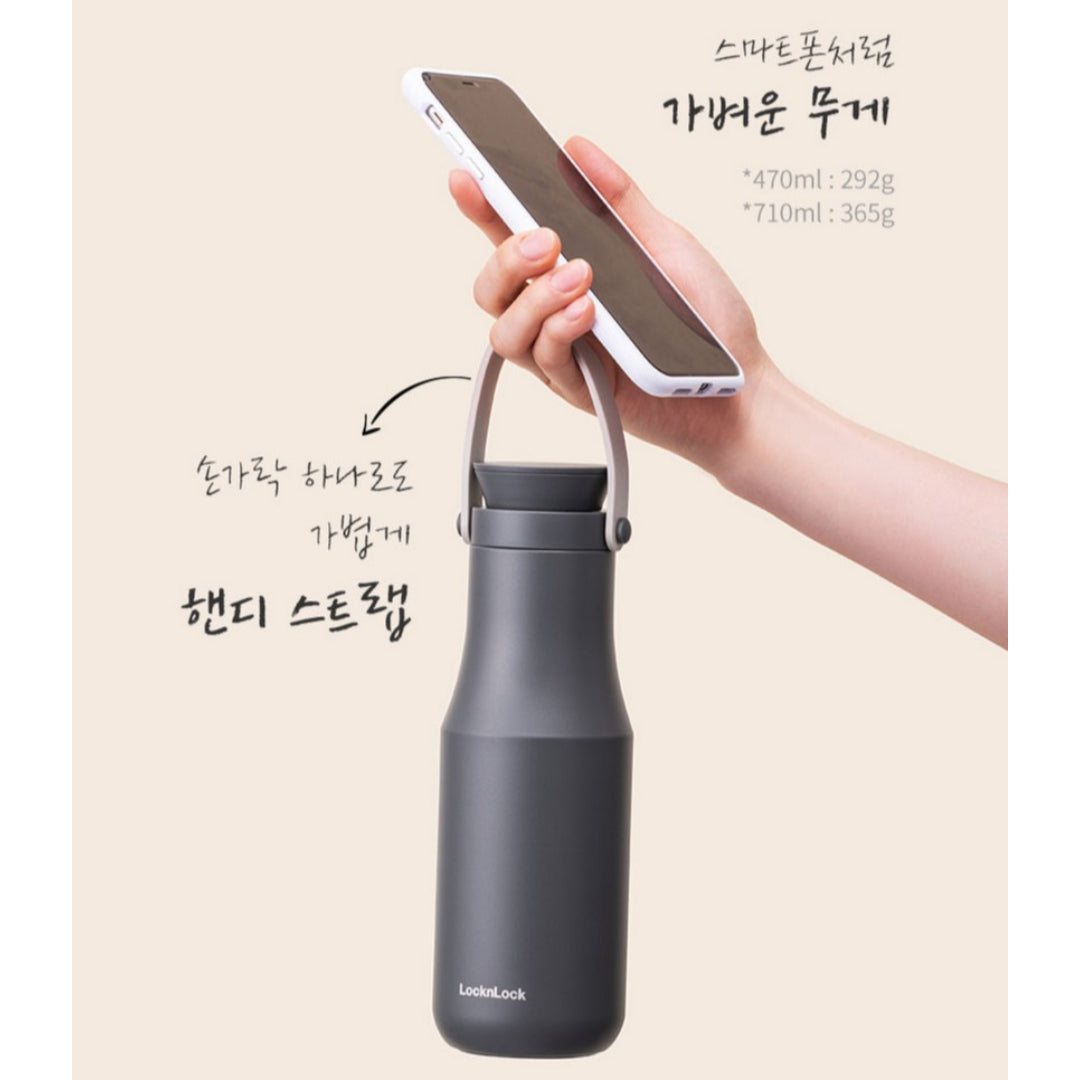 LocknLock Metro Double Tumbler 470ml Cool Design Portable Silence Stopper Keep Cool Hot On the Go / from Seoul, Korea