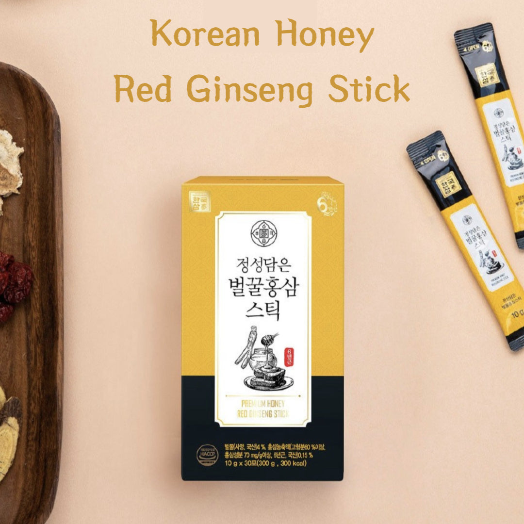 KOREAN GINSENG Korean Red Ginseng & Honey Stick 10g*30sticks/box / from Seoul, Korea