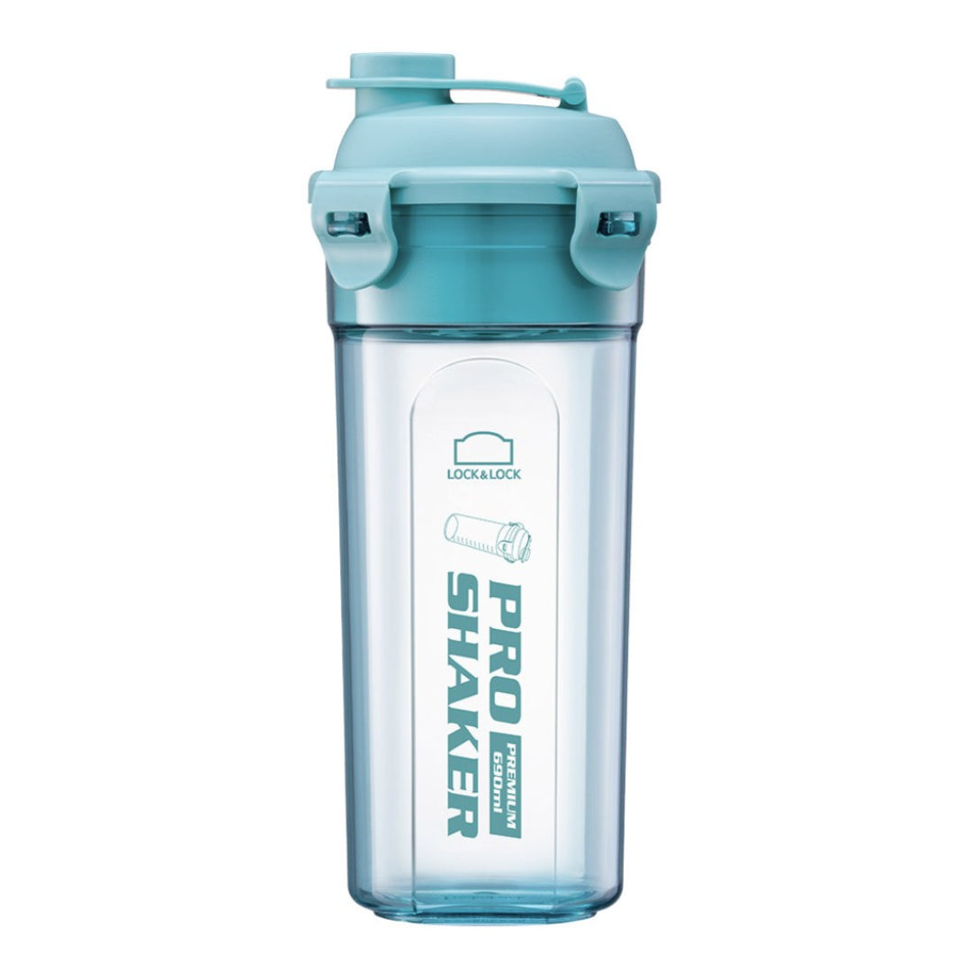 [LocknLock] Pro Shaker 690ml Tritan Shake Bottle Botol Air Kesehatan Suplemen Protein Botol Air Blender Bubuk / dari Seoul, Korea