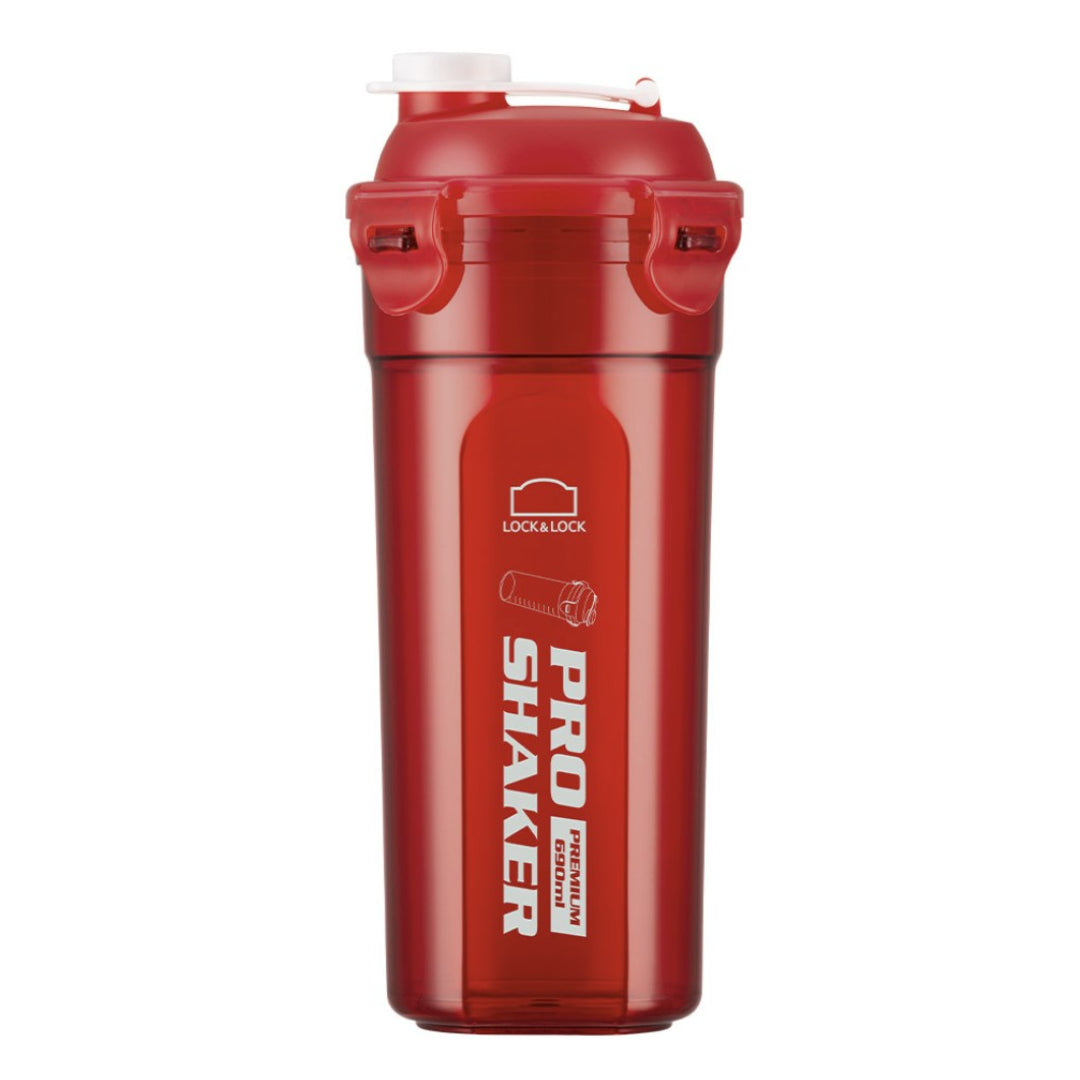 [LocknLock] Pro Shaker 690ml Tritan Shake Bottle Botol Air Kesehatan Suplemen Protein Botol Air Blender Bubuk / dari Seoul, Korea