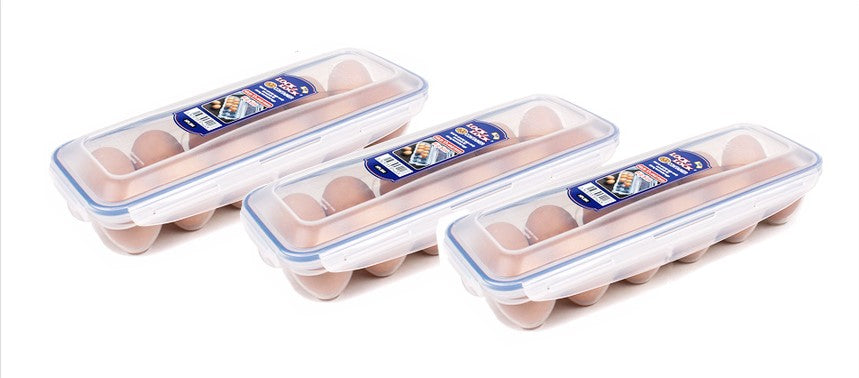 LocknLock 12-Egg Case Storage Container 3PCS Large Egg Tray Organizer Storage Box / from Seoul, Korea