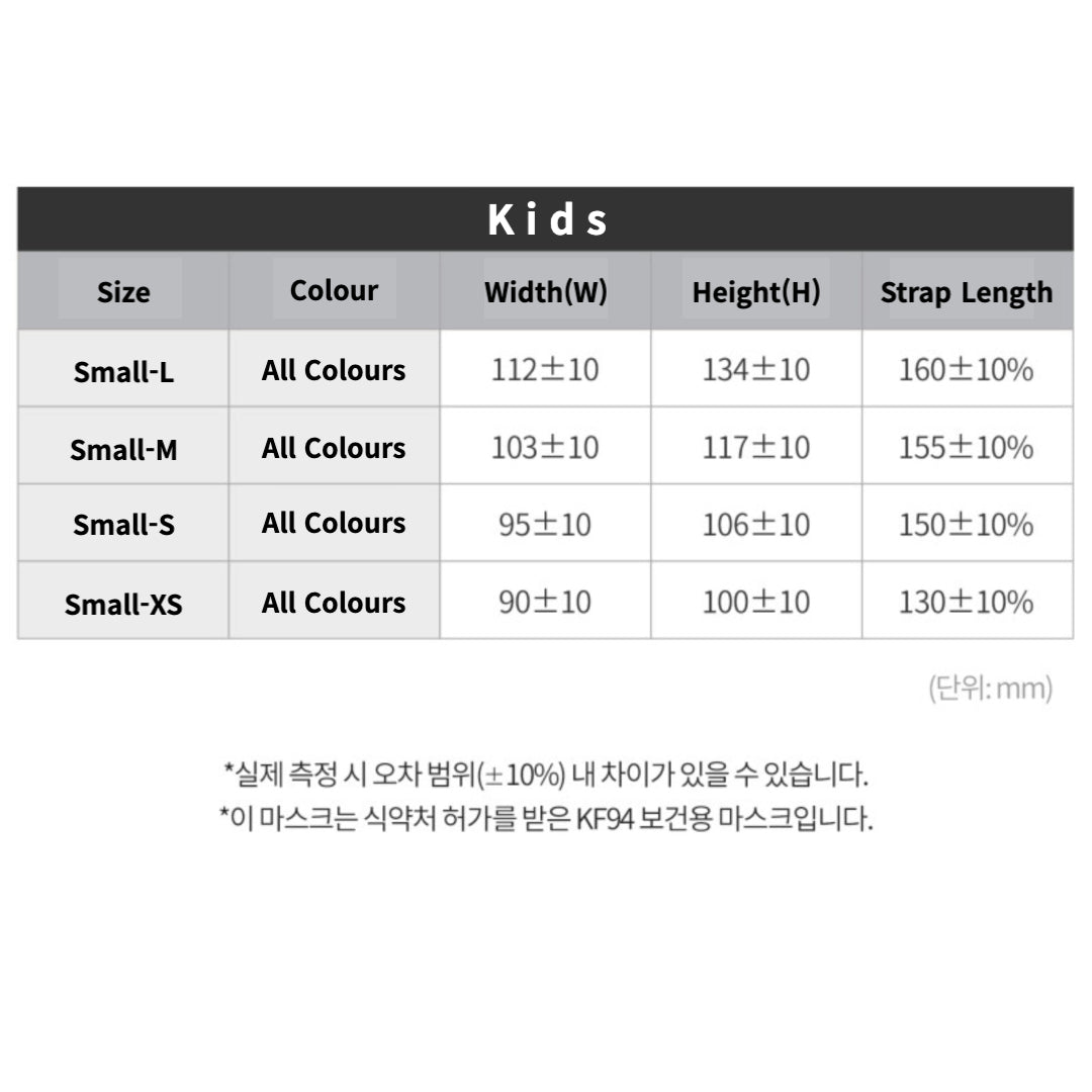 [ibanari] Prevention Medical Yellow Dust Mask Kids KF94 Korean Mask / from Seoul, Korea