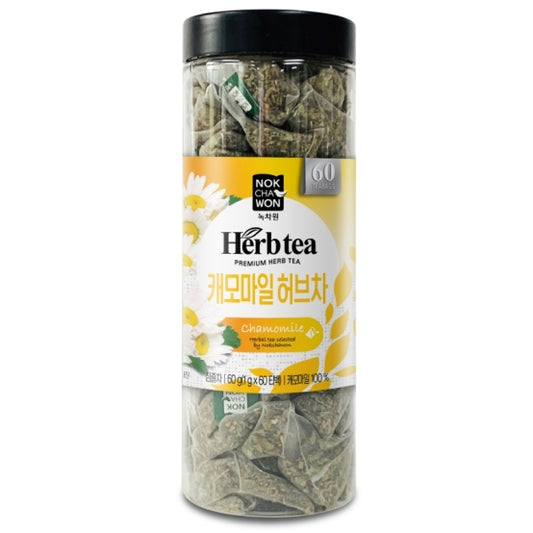 NOK CHA WON chamomile herbal tea 60 tea bags of fragrant and soft / from Seoul, Korea