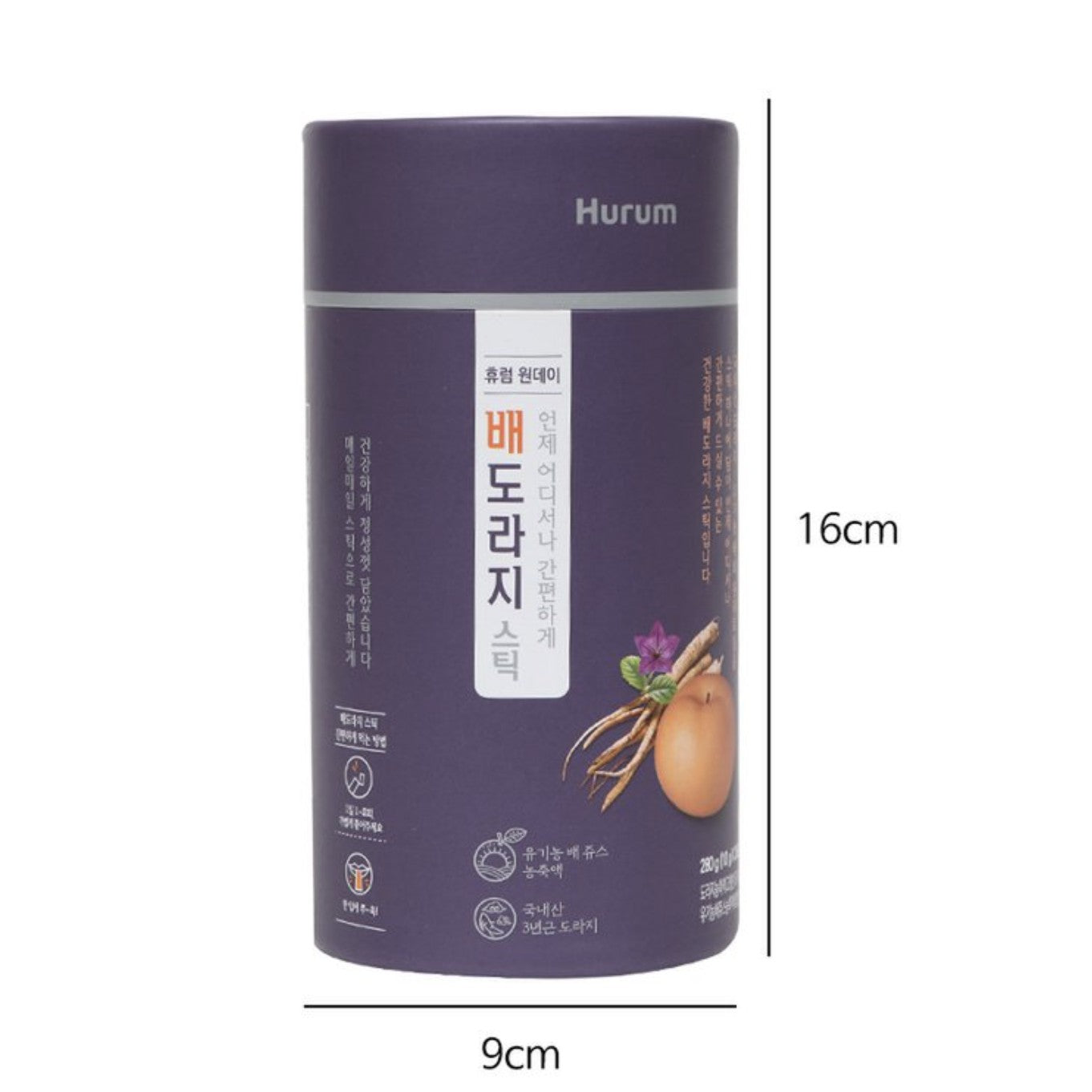 Hurum One-day pear bellflower stick 560g (10g＊28 sachets * 2boxes) throat cough care Korean 3-year-old bellflower organic pear-specified honey / from Seoul, Korea